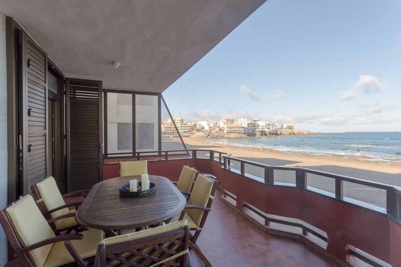 Front Line Beach With Fantastic Terrace. Telde Extérieur photo